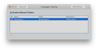Share Host Folder